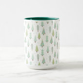 Süßes Weihnachtsbaum-Muster Tasse (Zentrum)