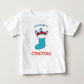 Süßes Weihnachtsbonbons Baby T-shirt (Vorderseite)