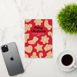 Süßes Weihnachtsgebäck Cookies