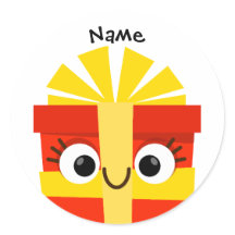 Süßes Weihnachtsgeschenk-Sticker für Kinder mit Pe