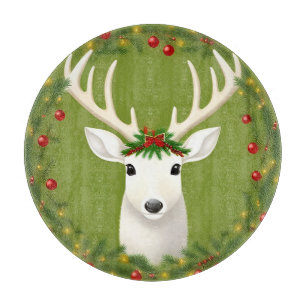 Süßes Weihnachtshirsch Schneidebrett