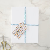 Süßes Weihnachtskatzenmuster Geschenkanhänger (Mit Garn)