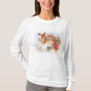 Süßes Weihnachtspferd T-Shirt