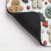 Süßes Weihnachtsplätzchen-Muster Mousepad (Ecke)