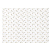 Süßes Weißes Gänse-Muster Tischdecke (Vorderseite (Horizontal))