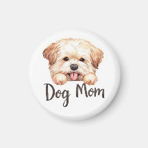 Süßes Welpe-Hund-Mama-Design