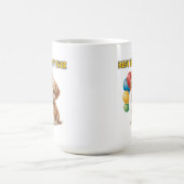 Süßes Welpen “Bester Kumpel überhaupt” Design Kaffeetasse (Mittel)