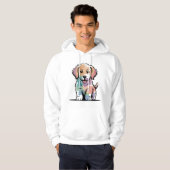 Süßes Welpen-Design Hoodie (Vorne ganz)