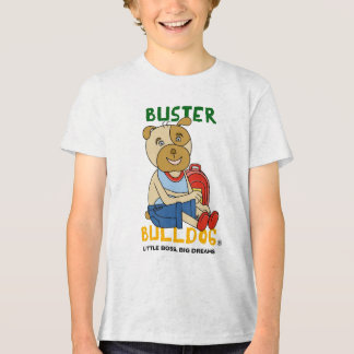 Süßes Welpen-Grafik-Kinder-Shirt mit Kawaii-Hund Tri-Blend Shirt