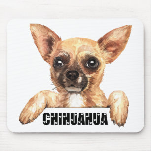 Süßes Welpen-Hund-Liebhaber-Geschenk Wasserfarbe C Mousepad