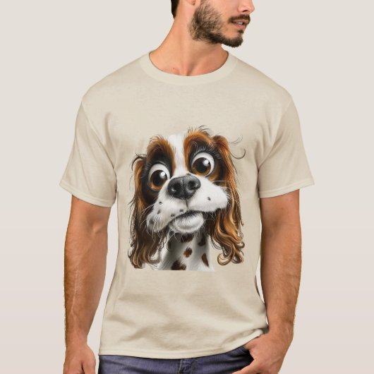 Süßes Welpengesicht T-Shirt (Vorderseite)