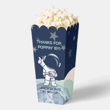Süßes Weltraum-Astronauten-Geburtstags-Popcorn