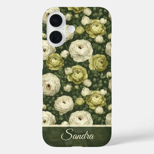 Süßes Werbegeschenk Ranunkel Blumig Maßgeschneider Case-Mate iPhone Hülle (Rückseite)