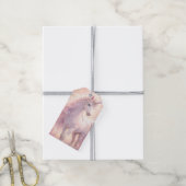 Süßes Whimsical-Pastell-Einhorn Geschenkanhänger (Mit Garn)