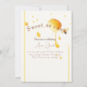 Süßes wie Babydusche Einladung (Vorderseite)