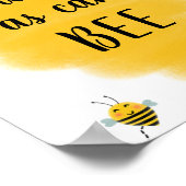 Süßes wie Biene | Bumble Bee Party Sign Poster (Ecke)