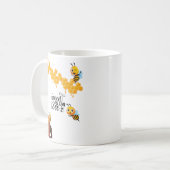 Süßes wie Biene Kaffeetasse (Vorderseite Links)