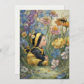 Süßes wie Biene | Liebe Einladung (Vorne/Hinten)