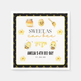 Süßes wie Biene Serviette