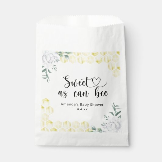 Süßes wie Bienen - Geschenktütchen (Vorderseite)