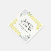 Süßes wie Bienen - Serviette (Ecke)