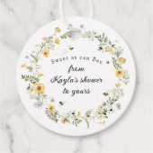 Süßes wie Bienenhausmarken Geschenkanhänger (Vorderseite)