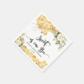 Süßes wie Bienenstockdusche Serviette (Ecke)