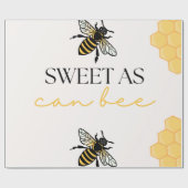 Süßes wie Bienenverpackpapier Geschenkpapier (Flach)