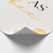 Süßes wie Bienenverpackpapier Geschenkpapier (Ecke)