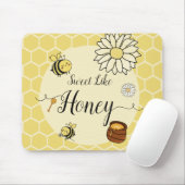 Süßes wie Honey Niedliche Bienenmousepad Mousepad (Mit Mouse)