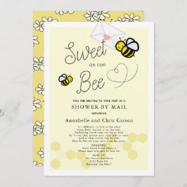 Süßes wie leicht gelbe Babydusche per Mail Einladung