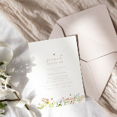 Süßes wie möglich mit moderner Minimaldusche Einladung