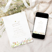 Süßes wie möglich mit moderner Minimaldusche Einladung