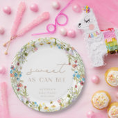 Süßes wie möglich mit moderner Minimaldusche Pappteller (Party)