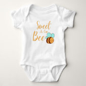 Süßes wie niedliches Honigbienengeschenk Baby Strampler (Vorderseite)