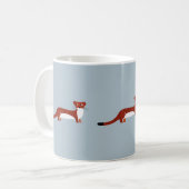Süßes Wiesel Kaffeetasse (Vorderseite Links)