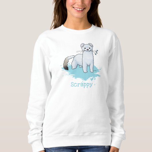 Süßes Wiesel Sweatshirt (Vorderseite)