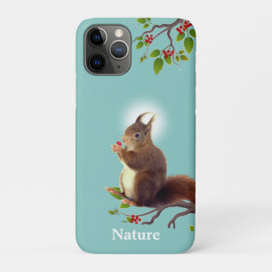 Süßes wildes Eichhörnchen & bearbeitbarer Text Case-Mate iPhone Hülle