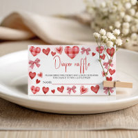 Süßes-Windel-Raffle-Baby-Shower-Ticket