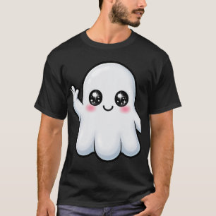 Süßes winkendes Gespenst Halloween T-Shirt