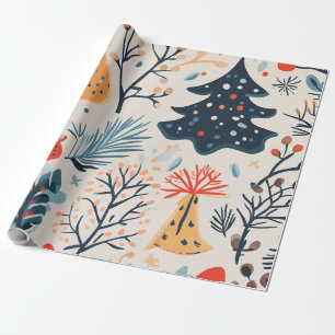Süßes Wintergeschenk Geschenkpapier