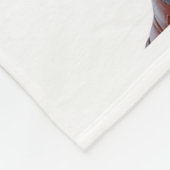 Süßes Wintermädchen mit Laterne Fleece Babydecke (Ecke)