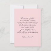 Süßes wünscht herzförmige Kekse Karte (Rückseite)