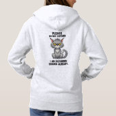 Süßes Wütendes Katze Sweatshirt (Rückseite)