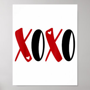 Süßes Xoxo Geschenk T-Shirt Valentinstag Tee Valen Poster