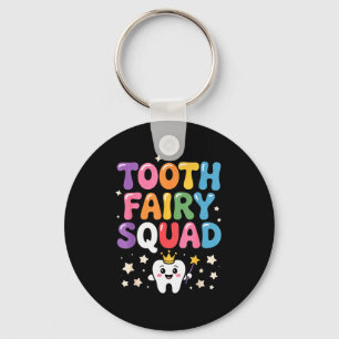 Süßes Zahnfee-Kostüm für Männer Frauen Kinder Zähn Schlüsselanhänger
