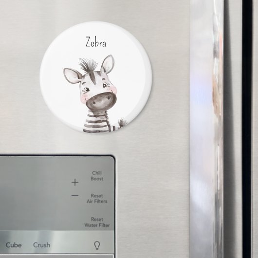 Süßes Zebra Tier Magnet (In Situ (Kühlschrank))