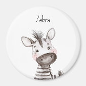 Süßes Zebra Tier Magnet (Vorne)