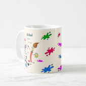 Süßes Zebra Vorschulkinder Kaffeetasse (Vorderseite Links)