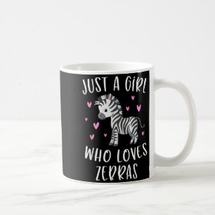 Süßes Zebrashing Für Mädchen Nur Ein Mädchen Das Z Kaffeetasse